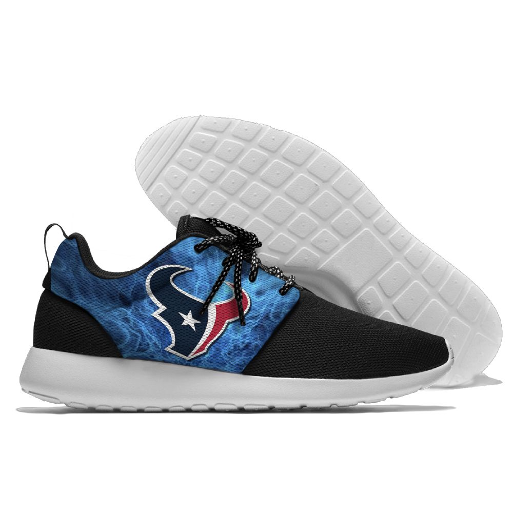 Women's NFL Houston Texans Roshe Style Lightweight Running Shoes 003